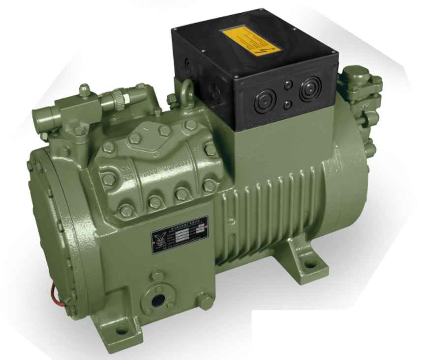 Поршневой полугерметичный компрессор ZSJ BR10G4-34.7E (R404A, R134a, R407C). Прямой функциональный аналог модели Bitzer 4VES-10Y-40P Поршневой полугерметичный компрессор ZSJ BR10G4-34.7E (R404A, R134a, R407C). Прямой функциональный аналог модели Bitzer 4VES-10Y-40P