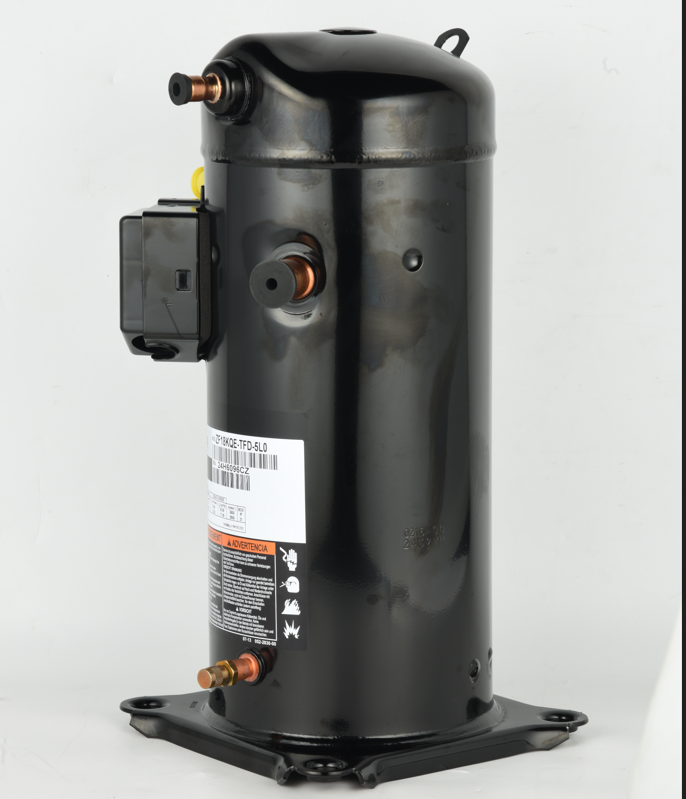 ZF18KQE-TFD-5L0 (ПОД ПАЙКУ) +DTC VALVE — Низкотемпературный спиральный компрессор с впрыском жидкости для средних холодильных систем Аналог модели: ZF18K4E-TFD-556 ZF18KQE-TFD-5L0 (ПОД ПАЙКУ) +DTC VALVE — Низкотемпературный спиральный компрессор с впрыском жидкости для средних холодильных систем Аналог модели: ZF18K4E-TFD-556