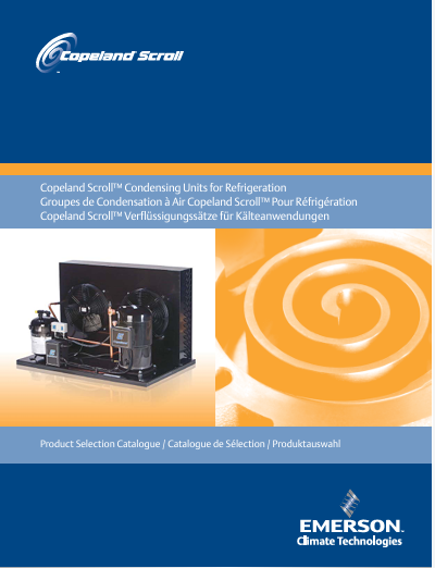 Каталог агрегатов со спиральными компрессорами Copeland