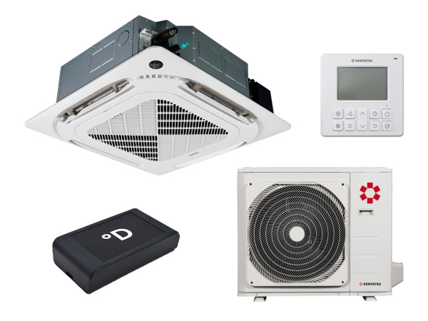 Кассетный кондиционер Kentatsu KSVB70HZAN1R/KSUNB70HZAN1/KPU95-DR
