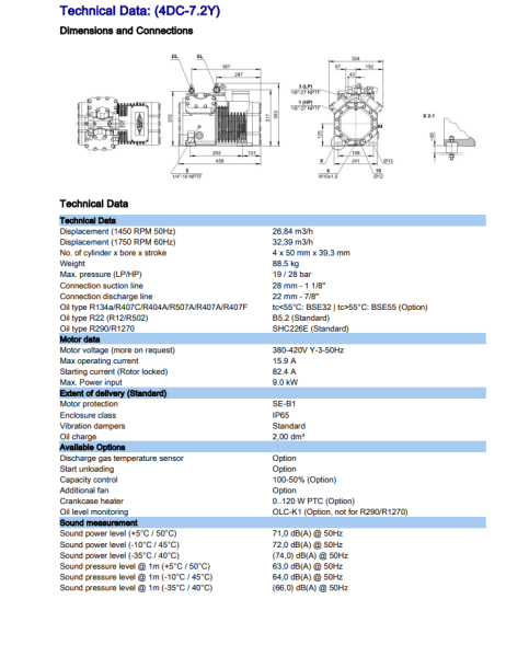 Поршневой компрессор 4DC-7.2-40S. Китай