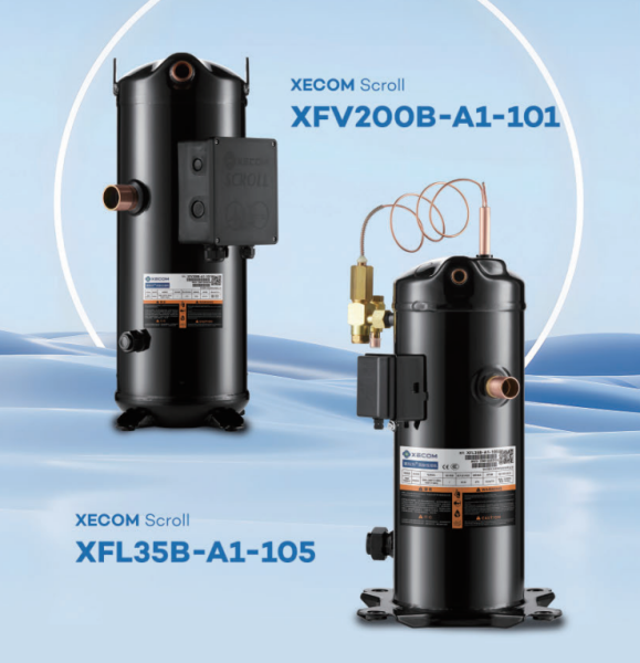 XFL10B-B1-105 Xecom. Спиральный компрессор. Аналог ZF05KAE-PFJ