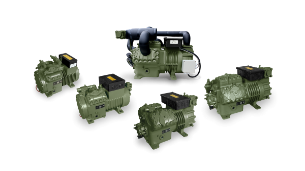 BR40G6-126.8E (R404A, R134a, R407C) ZSJ. Поршневой полугерметичный компрессор