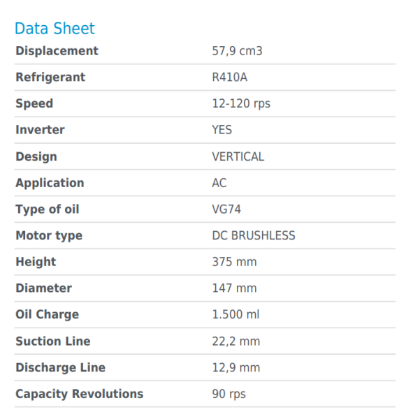 Компрессор GMCC ATQ580D66UNT