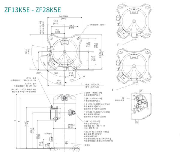 Компрессор ZF25K5E-TFD-567