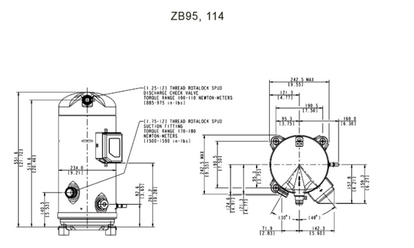 Компрессор ZB114KCE-TFD-551