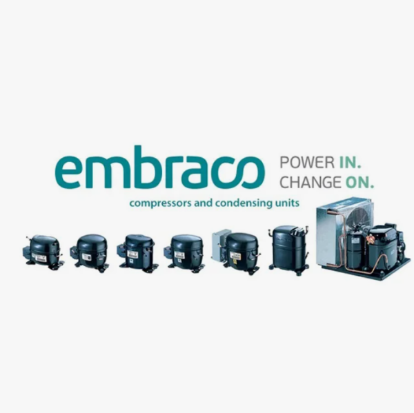 Компрессор поршневой холодильный Embraco EMT36HLP, LBP R-134a Qo=108 Вт