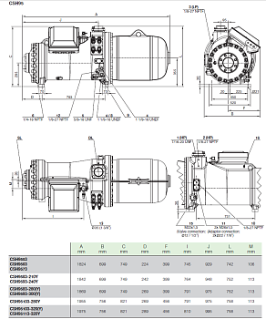 Компрессор CSH9563-210Y-40D