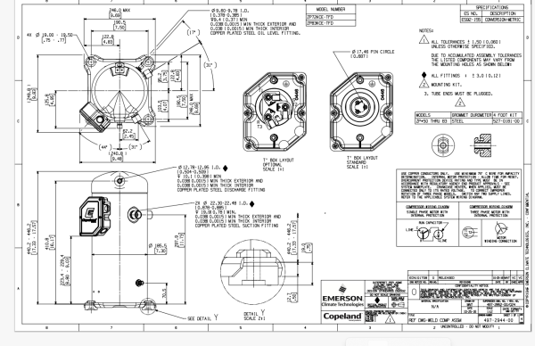 Компрессор ZP72KCE-TFD-422